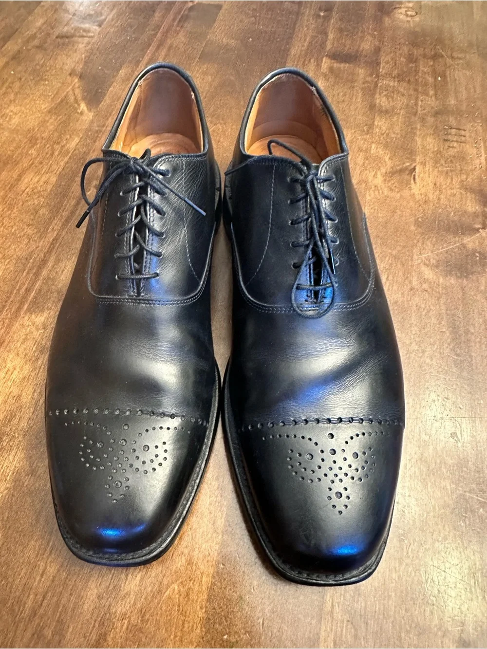 Allen Edmonds Dryden Oxford Dress Shoes Black Size 11